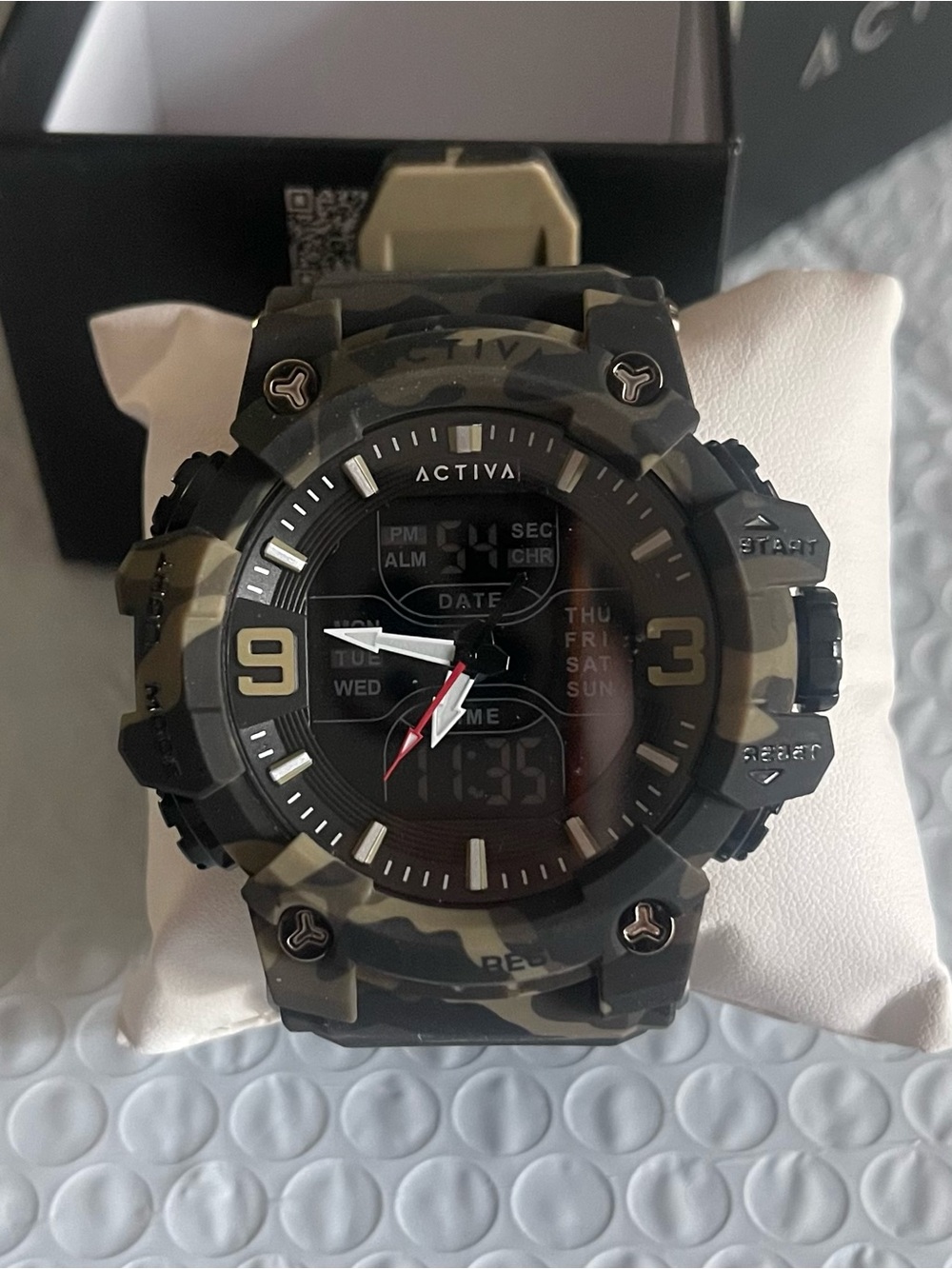 Activa X
Invicta Analog Digital Men's Watch - 53mm, Camouflage, Tan (ACW8049MC